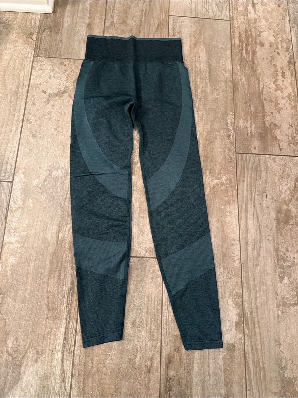 PINK Victoria's Secret Dark Teal Seamless Leggings
